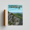 Shenandoah National Park Posters & Prints, WPA National Park Posters, Retro Travel Wall Decor Office