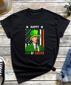 Happy 4th Of Easter Joe Biden Leprechaun Hat T-Shirt, Funny Biden Shirt, Anti Biden