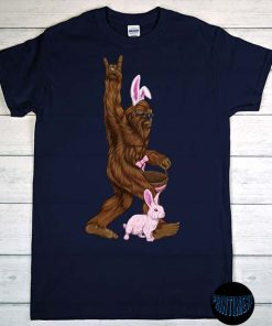 Bigfoot Easter Day T-Shirt, Easter Bunny, Easter Bigfoot Bunny In A Basket Is Funny for Sunday Shirt, Sasquatch Lovers Tee, Easter Day 2022