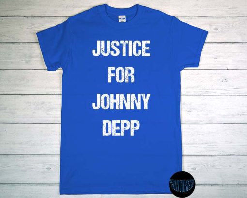 Justice for Johnny Depp T-Shirt, Johnny Depp Amber Heard Shirt, Trial vs Amber Heard Johnny Depp Fan, Team Johnny Vintage 90s Tee