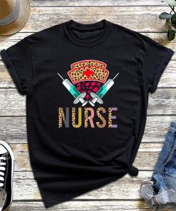 Nurse T-Shirt, Nurses Day, Leopard Nurse Shirt, Nurse Week, ER ICU NICU RN, Nurse Gift Idea