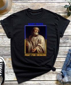 Saint Peter Pray for Ukraine T-Shirt, Support Ukraine Shirt, Stand with Ukraine Shirt