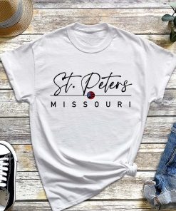 St. Peters Missouri MO Pullover T-Shirt, Missouri Style American Flag, Missouri Shirt, Missouri Gift