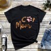 Cute Leopard Cat Mom T-Shirt, Best Cat Mom Ever Bump Fit Mother's Day, Cat Lover Gift, Pet Lover Shirt