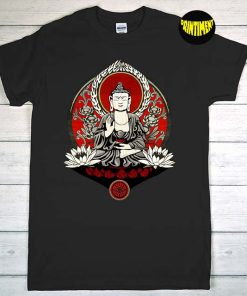 Gautama Buddha Meditation T-Shirt, Buddhism Meditation Yoga Shirt, Buddha Lover Shirt, Religious, Buddhist Tee, Pray Shirt