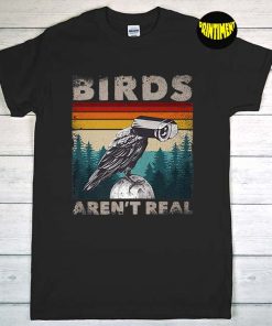Bird Aren't Real T-Shirt, Birds Spies Retro Shirt, Bird Watcher, A Joke, Government Conspiracy, Bird Watching Goes Both Ways Bird Aren't Real Shirt