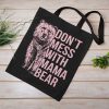 Don’t Mess with Mama Bear Tote Bag, Mother’s Day, Cute Mama Bear, Mom Life Tote Bag, Funny Saying Tote Bag