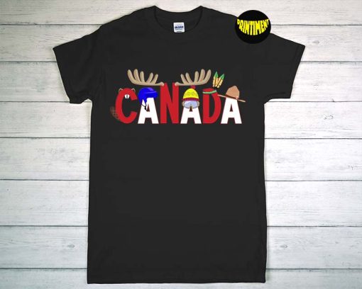 Canada Pride Symbols with Canadian T-Shirt, Maple Leaf for Canada Day Shirt, Canada Pride Shirt, Happy Canada Day 2022