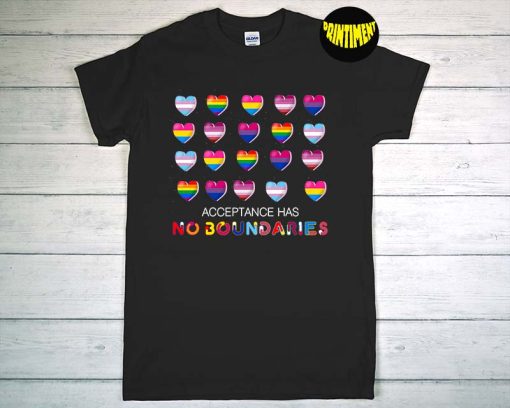 LGBT Flag Gay Pride Month T-Shirt, Rainbow Heart Shirt, Love Equality Gay Pride, LGBT Heart Gift