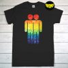 Couple LGBT Flag Gay Pride Month T-Shirt, Gay Pride Shirt, Rainbow LGBT Flag Shirt, Pride Month Gift