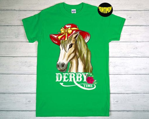 Derby Party Horse Racing T-Shirt, Horse Racing Kentucky, Derby Day 2022 Shirt, Derby Red Roses Shirt