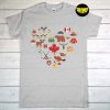Vintage Canada Day Symbols T-Shirt, Love Heart Canada, Canada Flag Tee, Canada Day Shirt, Maple Leaf Flag Gifts