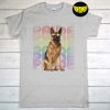 German Dog LGBT Flag Gay Pride Lesbian T-Shirt, LGBT Pride Dog Lover, Pride Rainbow Shirt, Funny Dog LGBT Month Gift
