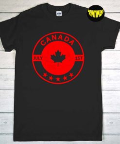 Happy Canada Day July 1st T-Shirt, Proud to be Canadian Shirt, Canada Shirt, Canada Flag Tee, Flag July 1st Independence Day