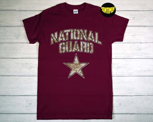 Army National Guard T-Shirt, Military Shirt, American Soldiers Tee, National Guard Mom, National Guard Dad