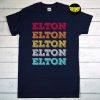 Retro Elton T-Shirt, Vintage Elton John World Tour Shirt, Gift For Lover Music, Elton John, Farewell Yellow Brick Road Tee