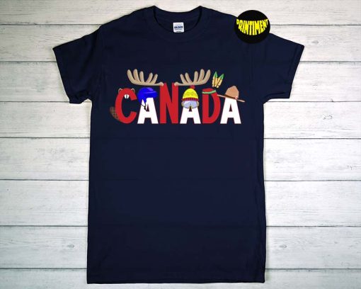Canada Pride Symbols with Canadian T-Shirt, Maple Leaf for Canada Day Shirt, Canada Pride Shirt, Happy Canada Day 2022