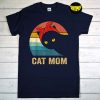 Retro Cat Mom T-Shirt, Cat Lover Shirt, Mom Life Shirt, Gift for Cat Lover, Mother's Day Gift for Cat Mama
