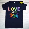 Birds Human LGBT Flag Gay Pride Month T-Shirt, Love Wins Shirt, Rainbow Pride Shirt, Pride Week Gift