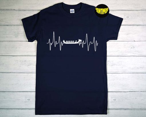 Dragon Boat Racing Heartbeat Pulse T-Shirt, Boat Heartbeat Shirt, Dragon Boat Festival, Dragon Boat Gift