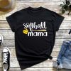 Softball Mama T-Shirt for Women, Softball Lover Shirt, Softball Game Day Shirt, Gift for Softball Mom
