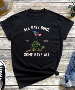 Some Gave All T-Shirt, Memorial Day with USA Flag Patriotic, Proud Tee, Shirt for Memorial Day