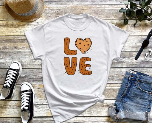 I Love Biscuit T-Shirt, Biscuit My Heart, Valentine's Day Shirt for Women, Funny Valentine's Shirt