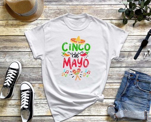 Vintage Cinco De Mayo Mexico T-Shirt, Sombrero Shirt, Cinco De Mayo Fiesta Shirt, Mexican Shirt for Men & Women