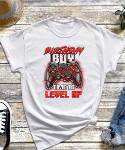Birthday Boy Time to Level up T-Shirt, Video Game Birthday, Level Unlocked Birthday Shirt, Funny Birthday Shirt