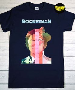 Rocketman Elton T-Shirt, Retro Vintage Singer Shirt, Hip Hop Shirt, Gift for Music Lover, Funny Rocketman Elton Shirt