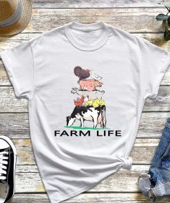 Farm Life T-Shirt, Life is Better on Farm Shirt, Farm Animals Week, Vintage Farm Life Tee