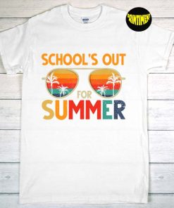 School's Out for Summer T-Shirt, Retro Last Day Of School Shirt, Summer Shirt, Summer Trip Gift, Summer Break, Hello Summer Shirt