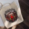 Hellfire Club Skull & Weapons Tote Bag, Hellfire Club Bag, Dungeons and Dragons Bag, Stranger Things Season 4, Canvas Tote Bag