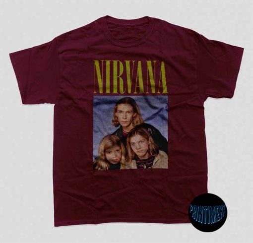 Vintage Nirvana Hanson T-Shirt, 90s 1993 Band Tour Shirt, Nirvana Shirt, Nirvana Hanson Retro, Fashion 90s, Unisex T-Shirt