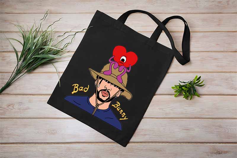 Un Verano Sin Ti Bad Bunny New Album Tote Bag Benito Music Bag