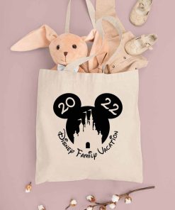 2022 First Disney Trip Tote Bag, Disney Family Bag, Disney Vacation, Retro Castle 2022, Disney Castle Family Tote Bag
