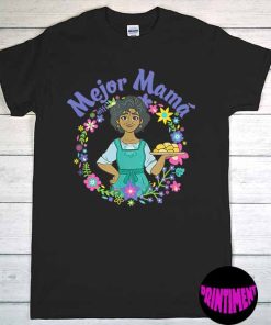 Encanto Julieta Madrigal Mejor Mamá Portrait T-Shirt, Mothers Day Shirt, Best Mom Shirt, Cute Mama Gift, Grandma Tee