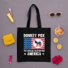 Donkey Pox The Disease Destroying America Tote Bag, Funny Anti Biden Bag, Patriot, Republican Bag, Funny 4th Of July Tote Bag