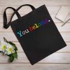 You Belong Transgender Tote Bag, Gay Pride, LGBTQ, LGBT Support and Respect You Belong Transgender Tote Bag