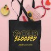 Gold Blooded 2022 Playoffs Tote Bag, Gold Blooded Warriors Bag, Warriors 2022 Conference Finals, NBA Playoffs Tote Bag
