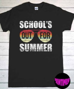 School’s Out for Summer T-Shirt, Teacher Summer Shirt, Vacation Shirt, Funny Graduate Tee, Last Day Of School, Teacher Student Gift