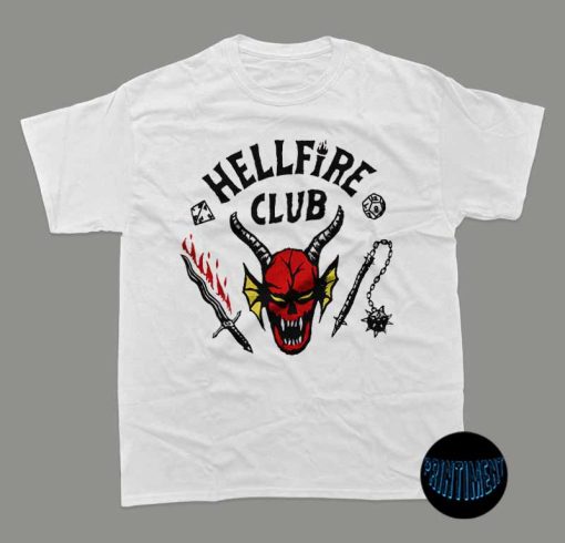 Hellfire Club T-Shirt, Stranger Things Season 4 Hellfire Club Shirt, Horror Drama Shirt, Dungeons and Dragons, Hellfire Club Tee