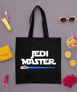 Jedi Master Tote Bag, Young Padawan Bag, Disney Star Wars, Star Wars Jedi Master Padawan Canvas Tote, Shopping Bag, Cotton Tote Bag