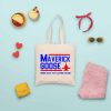 Maverick Goose Tote Bag, Bring Back That Loving Feeling, Funny Fighter Pilot Bag, Top Gun Bag, Canvas Tote Bag