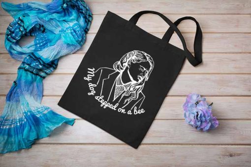 My Dog Stepped On A Bee Tote Bag, Support Fans, Hilarious Quotes, Justice for Johnny Bag, Funny Saying Tote Bag