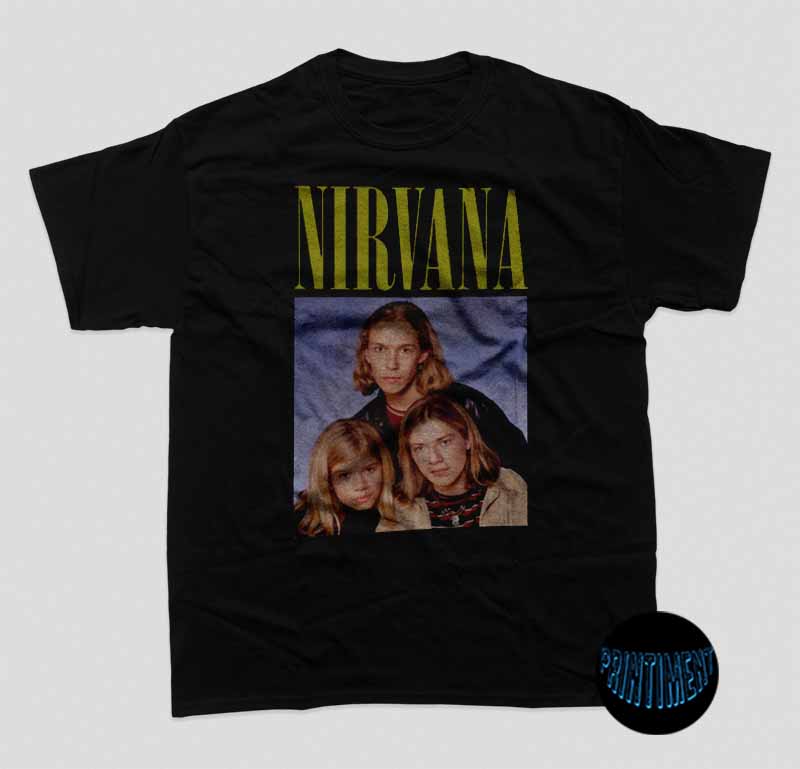 Vintage Nirvana Hanson T-Shirt, 90s 1993 Band Tour Shirt, Nirvana