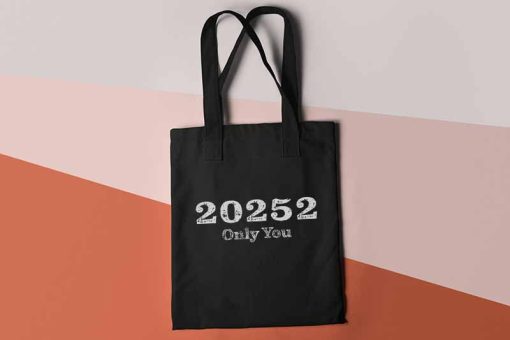 20252 Only You Premium Tote Bag, Only You Monochrome, Camping Bag, Nature Lover, Hiking Tote Bag