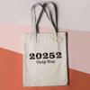 20252 Only You Premium Tote Bag, Only You Monochrome, Camping Bag, Nature Lover, Hiking Tote Bag
