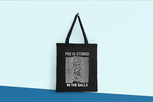Pee Is Stored in the Balls Tote Bag, Noise Music Bag, Merzbow Pulse Demon Meme Canvas Tote, Shopping Bag, Tote Bag