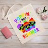 Poppin Into Summer Tote Bag, Pop It Last Day Of School, Hello Summer Tote, School Out for Summer, End Of Year Gift Tote Bag